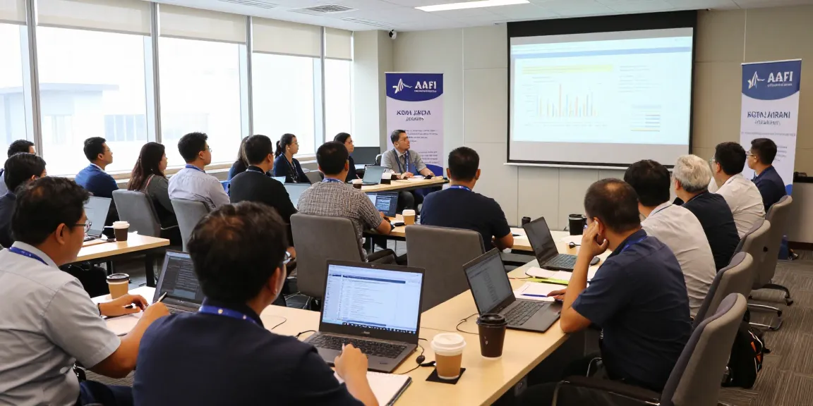 Engaging training session at AAFIKOTA JAKARTA conference promoting forensic auditing skills.
