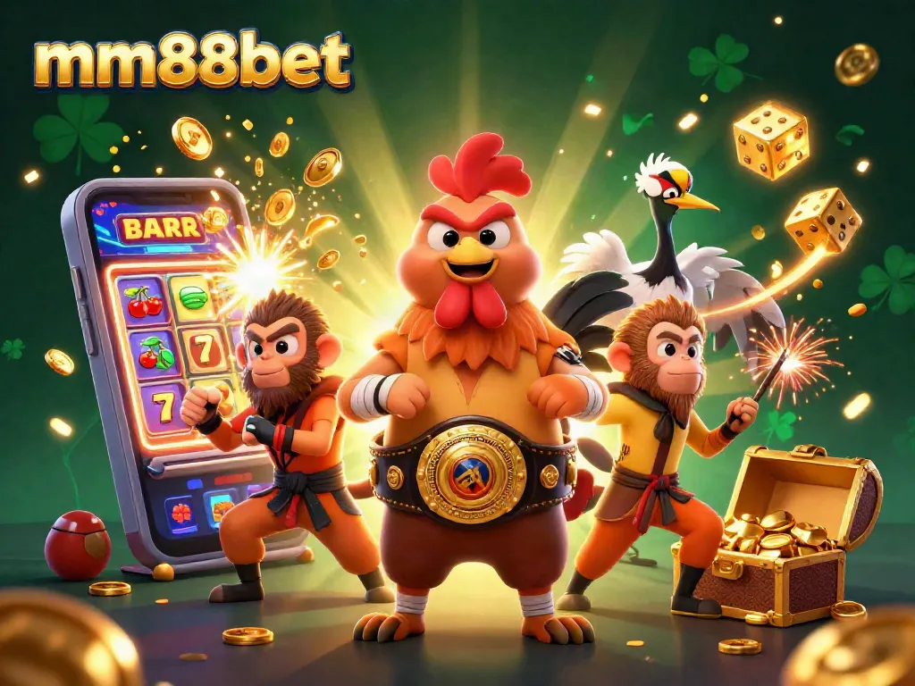 Spin to win big with mm88bet featuring dynamic casino action and vibrant characters!