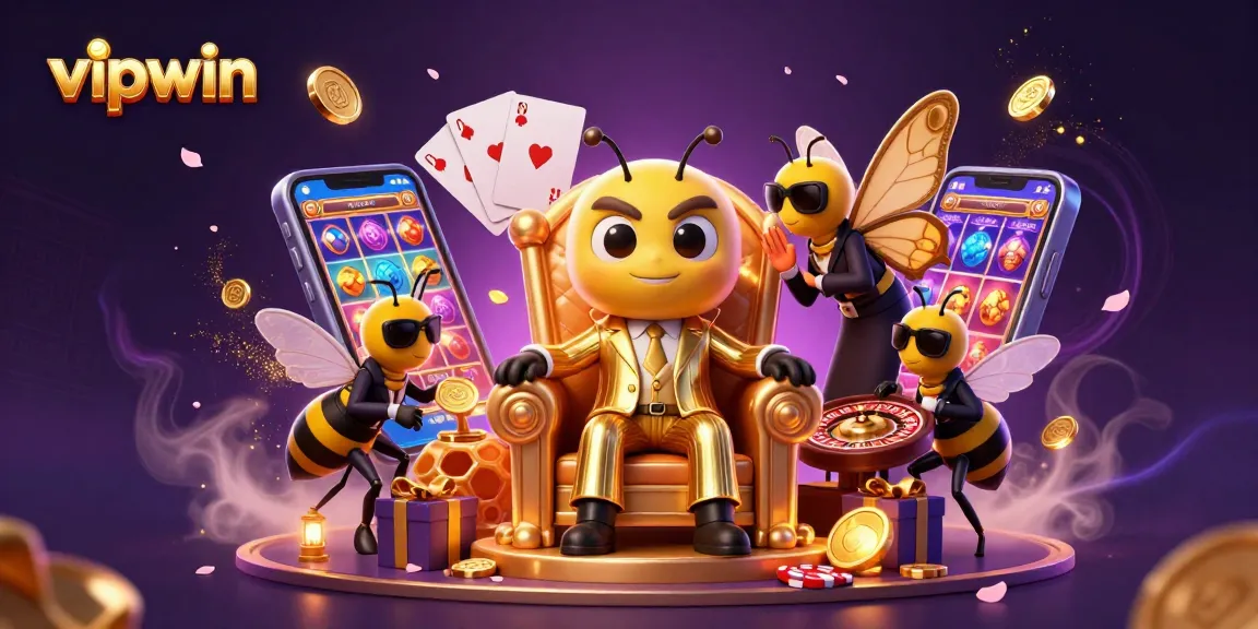 Experience thrilling winning opportunities at vipwin with vibrant casino game elements and captivating characters.