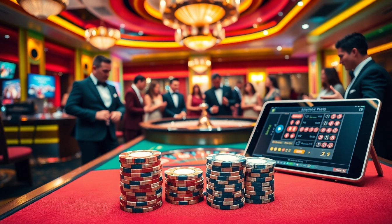 Players enjoying a thrilling roulette game at 79KING's luxurious casino.