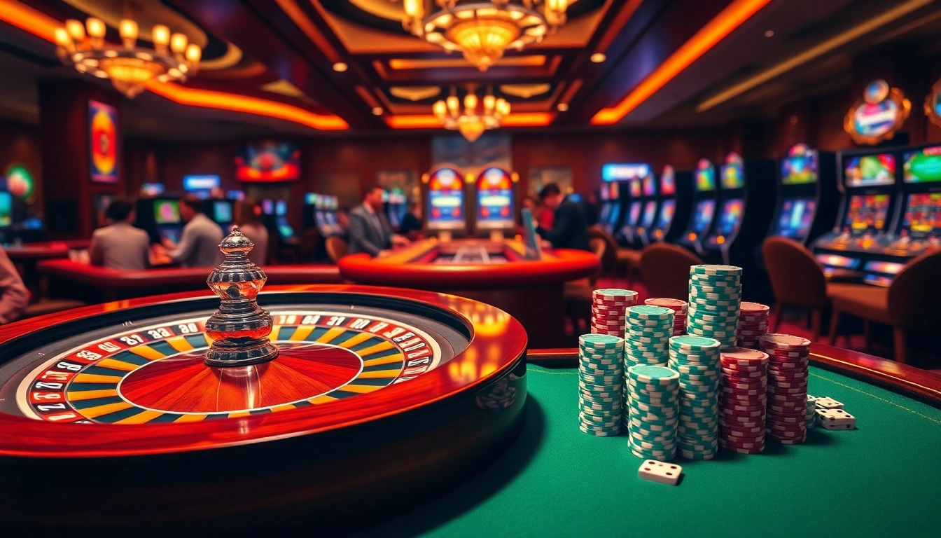 Engaging in high-stakes poker with excitement at https://33win4.net/ in a luxurious casino environment.