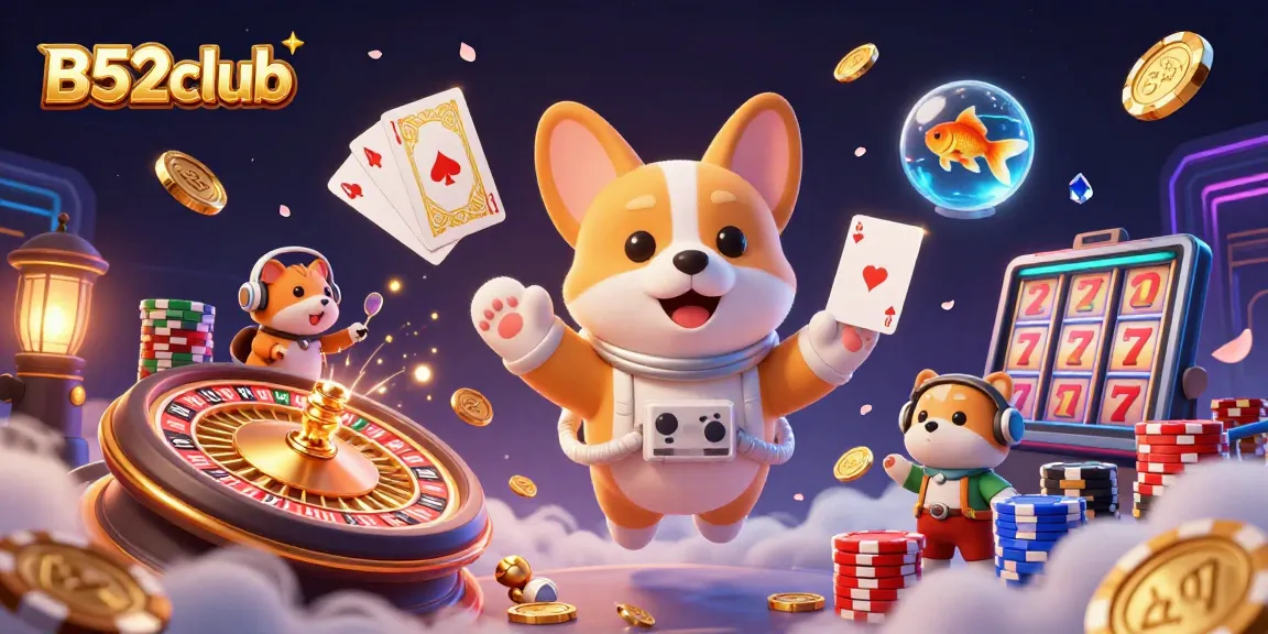 B52club offers an engaging casino experience with thrilling games showcased in a vibrant 3D world.
