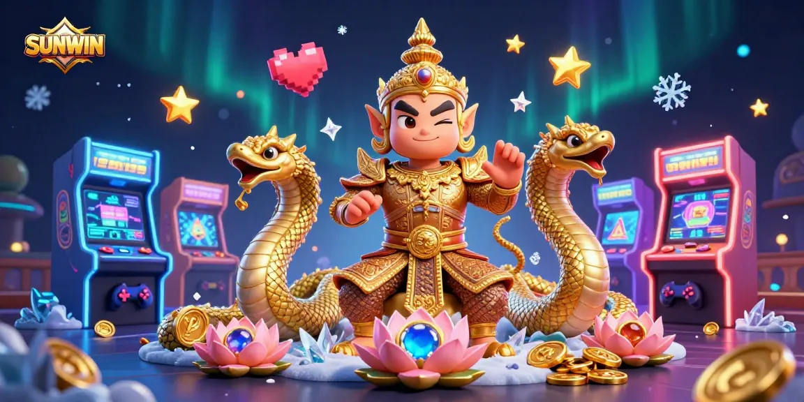 SUNWIN engages players in exciting gaming adventures with vibrant 3D elements and rich casino-themed visuals.