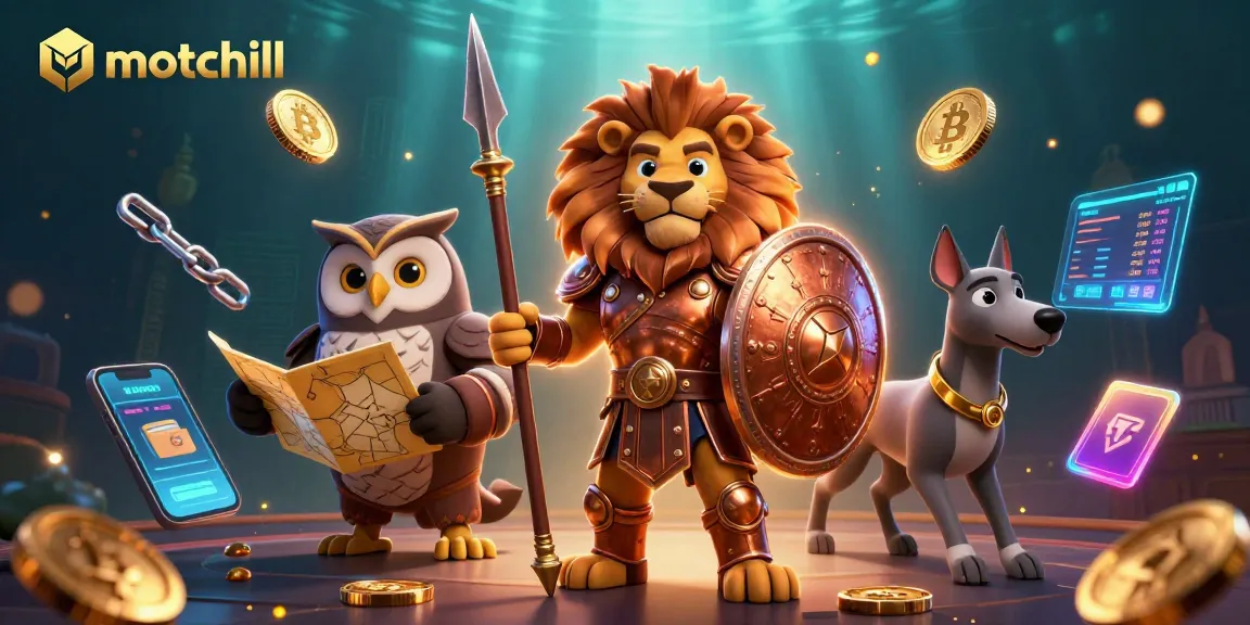 Experience thrilling moments with motchill as characters navigate vibrant casino game elements.