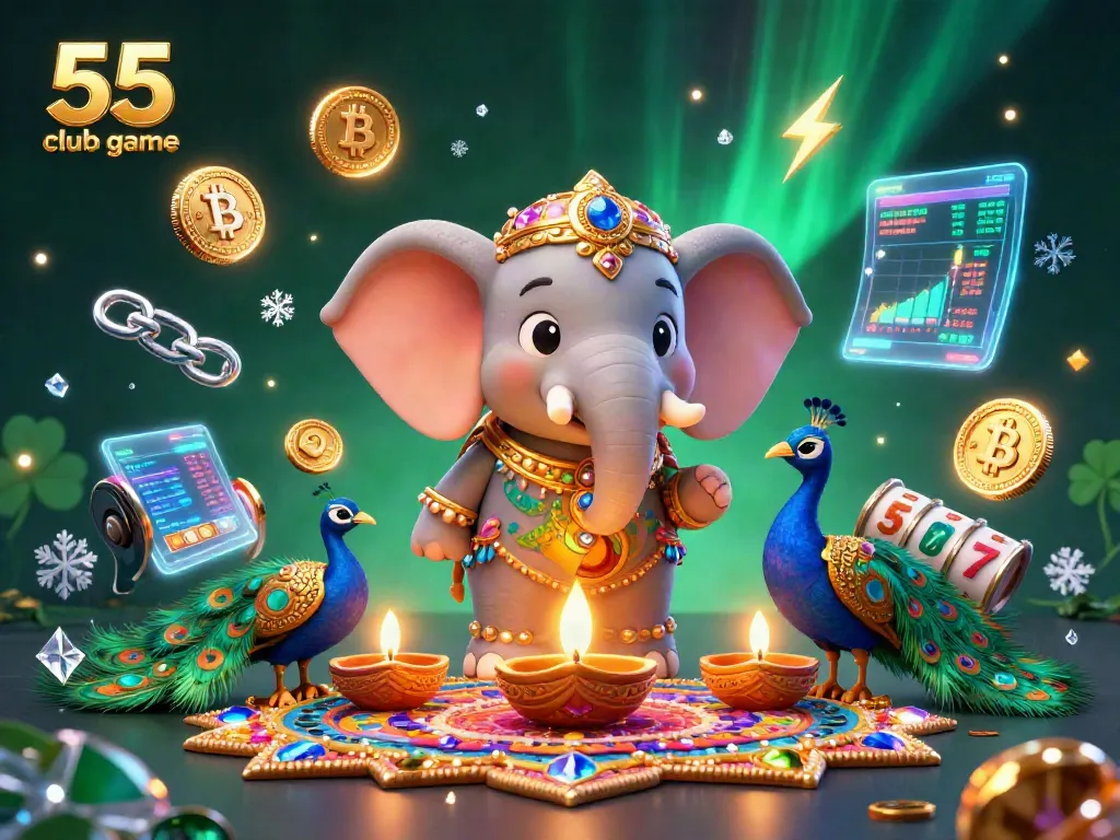 Play exciting games like the 55 club game featuring vibrant characters and dynamic elements in an engaging casino scene.