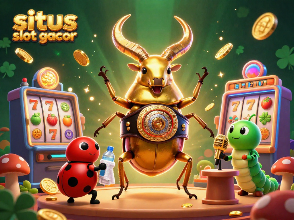 Experience the thrill at situs slot gacor with vibrant characters and exciting game elements in this dynamic casino scene.