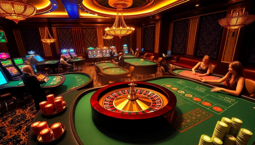 Experience thrilling gaming action at dom88.us.com with vibrant casino tables and winning players.
