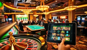 Experience thrilling gaming action at http://hbbet7.club/ with vibrant slot machines and poker tables.