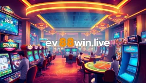 Exciting online gaming experience at ev88win.live featuring luxurious casino atmosphere.