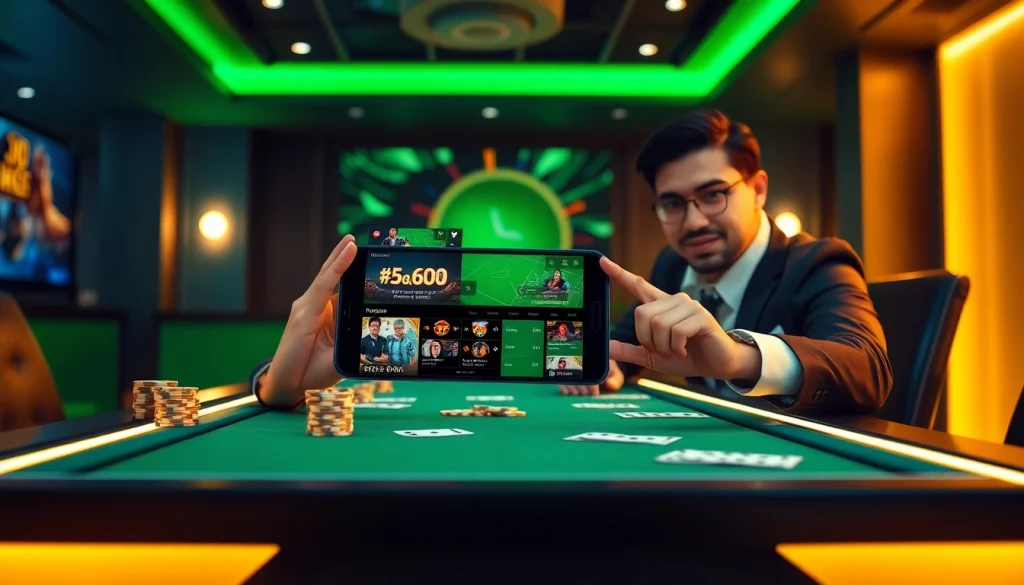 Experience online gambling excitement on new88go.com with vibrant graphics and a modern gaming table.
