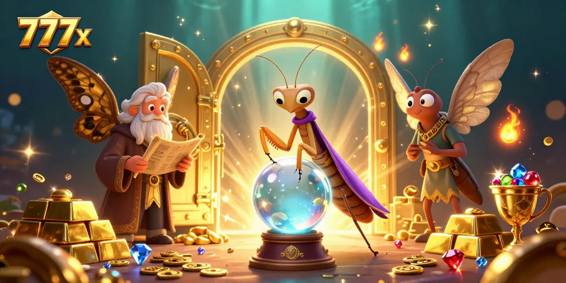 Experience the magic of 777x as a fortune teller reveals wins in a glamorous casino world.